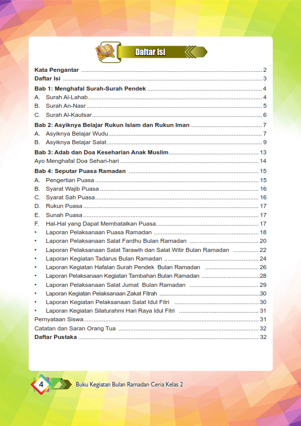 Buku Kegiatan Bulan Ramadan Ceria Untuk SD/MI Kelas 2 - Gambar 2
