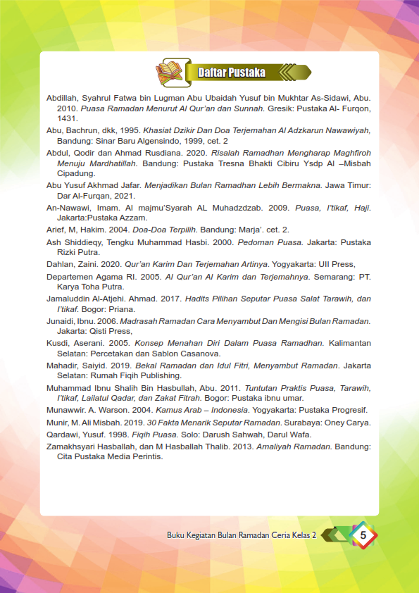 Buku Kegiatan Bulan Ramadan Ceria Untuk SD/MI Kelas 2 - Gambar 6